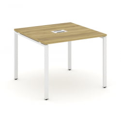 Стол переговорный (1 столешница) CONCEPT CN.PRG-011 Дуб Винченцо Белый