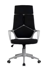 Кресло оператора Riva Chair 8989 (серый пластик) Черный