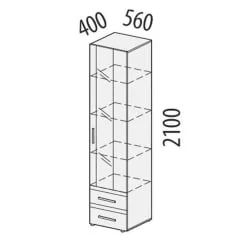 Сервант Фреска 66.06 (лев/прав)