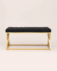 Банкетка ИНСИГНИЯ велюр Черный