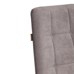 Стул обеденный Asti TREND, велюр, серый/черный, 29, 47х54х86 см