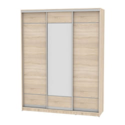 Шкаф-купе B-230х180х60-2(ДСС-D7D8D7)