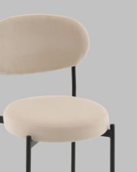 Стул Полубарный Бриф DD ПБ велюр бежевый