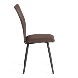 Дизайнерский стул La Rousse NEW, ткань рогожка, коричневый/черный, 3М7-147, 45x55x93 см