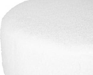 Пуф DOBRIN DANNY BLACK (белый букле (13))