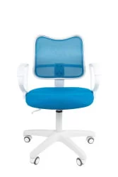 Компьютерное кресло Chairman 450 LT Белый пластик Голубой