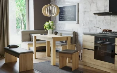 Скамья кухонная Бавария ЛД 264.020.000 Дуб золотой Nitro Mink