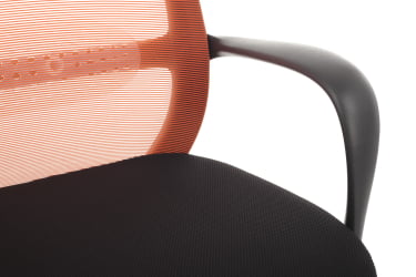 Кресло Fast W-207 Черный Пластик/Оранжевый