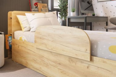 Каркас кровати Юниор 90х200 см SMU-02 дуб крафт золотой