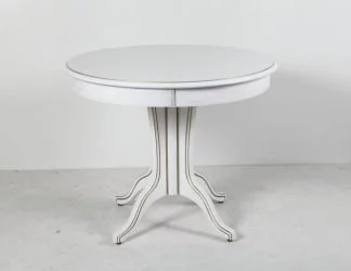 Круглый раздвижной стол Орион-5 (d1100) тон 1 с золотой патиной