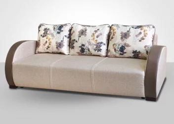 Диван Европа-1 арена дарк браун саваж 4 микровелюр 24-3