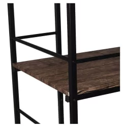 Стол на металлокаркасе BRABIX LOFT CD-005 Мореный дуб