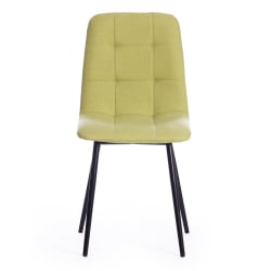 Металлический стул CHILLY MAX ткань/металл, 45 х 54 х 90 см , фисташковый 64/черный