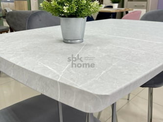 Крышка обеденного стола, Дублин (1100*700*32) Торос Бьянка, 70514 