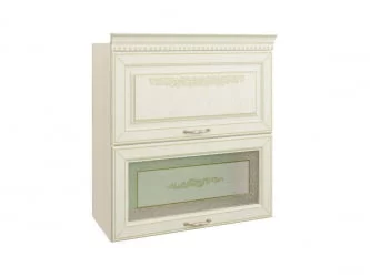 Шкаф-витрина кухонный (с системой плавного закрывания) Оливия 71.81