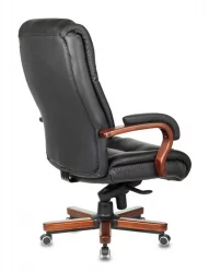 Кресло руководителя Бюрократ T-9925WALNUT Черный
