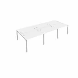 Рабочая станция на 6 раб.места Метал Сйстем Б.СМ-6.2 Белый/Серый / Metal System