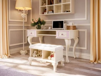 Стол письменный Маркиза ЛД 517.045.000 Алебастр