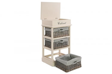 Тумба дизайнерская Secret De Maison OUVERTURE 3 ( mod. 4336 ) Слоновая кость