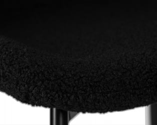 Стул обеденный DOBRIN MILO (черные ножки, черный букле (UF992-12))