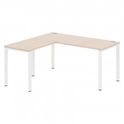 Стол угловой КСТЕН-С60 КСС6CТ 1615 Бук Тиара Белый / XTEN-S60 XS6CT