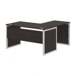 Стол письменный угловой левый КСТЕН-КП КСКПCТ 1415 Л Дуб Юкон Серый / XTEN-QP XQPCT L