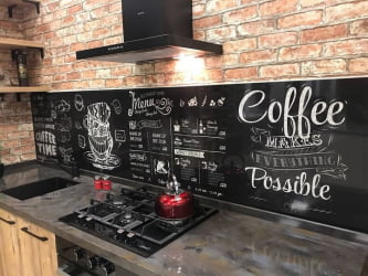 Глянцевый фартук (КОМПОЗИТ) KM 33