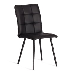 Металлический стул Bari LT, экокожа, черная, 41х55х89 см