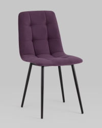 Стул Оливер велюр Фиолетовый / Oliver