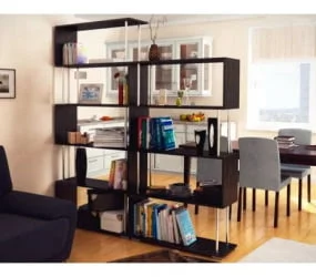 Стеллажи Зигзаг 2+Зигзаг 1 дуб млечный