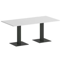 Стол прямоугольный HOME OFFICE VR.SP-5-180.2 Белый/Антрацит металл