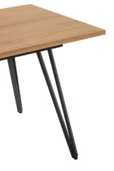 Стол раздвижной Диего 120-160 Галифакс Табак_БЕЛЫЙ