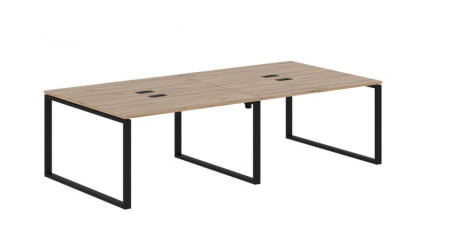 Бенч-система EDIS EQWST 2713 Дуб Денвер светлый Черный