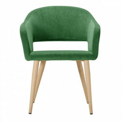 Кресло Oscar зеленый/нат.дуб