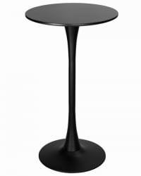 Стол барный МИА БАР (черная столешница, черное основание) / MIA BAR
