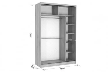 Шкаф-купе Гранд 5-600 Венге