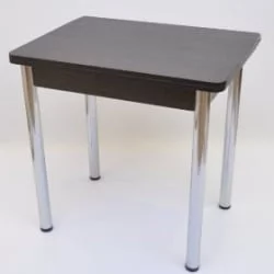 Раздвижной стол Ломберный ХРОМ ЛДСП венге