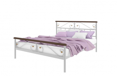 Кровать 180 на 190 Эсмеральда plus 1800х1900 Белая