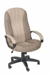 Кресло офисное Гармония HOME ткань КФ-31/32 Серо-коричневая