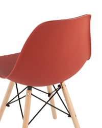 Стул Еамес Стиле ДСВ терракотовый (разборный каркас) / Eames Style DSW