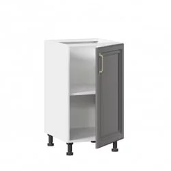 Тумба кухонная 450 Джелатто ЛД 241.030.000.088 Белый Оникс серый