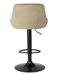 Стул барный DOBRIN LOGAN BLACK (мокко велюр (MJ9-9)) 2 шт