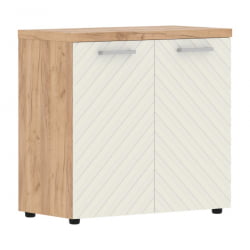 Шкаф с глухими малыми дверьми и топом Torr LUX TLLC 85.1 Дуб Бофорд Латте