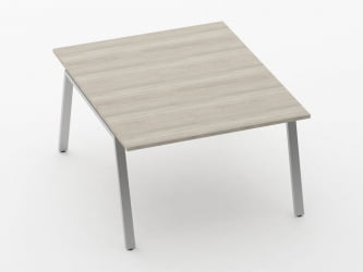 Стол для переговоров Deka Л-обр.каркас 74.145.12 Дуб Сантана светлый