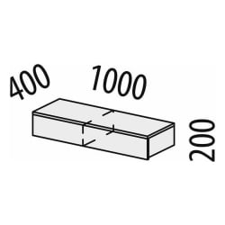 Туалетный столик Монако 903.15 Дуб Вотан / Белый шпон / Альпийский белый