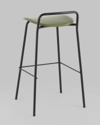 Стул барный Mantis экокожа зеленый