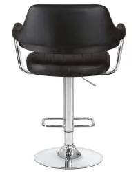 Стул барный DOBRIN CHARLY GOLD Черный велюр MJ9-101