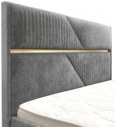 Комплект мебели для спальни Монако 902 №1 Дуб Вотан Оникс Графит Десерт Серый