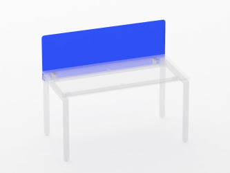 Экран (пластик) Дека 8.14.14 Синий-1883 (без крепления) / Deka