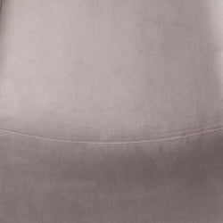 Металлический стул BREEZE (mod. JSC-58) Велюр/металл , 44 х 53 х 86 см, Light grey (светло-серый) HLR14 / натуральный